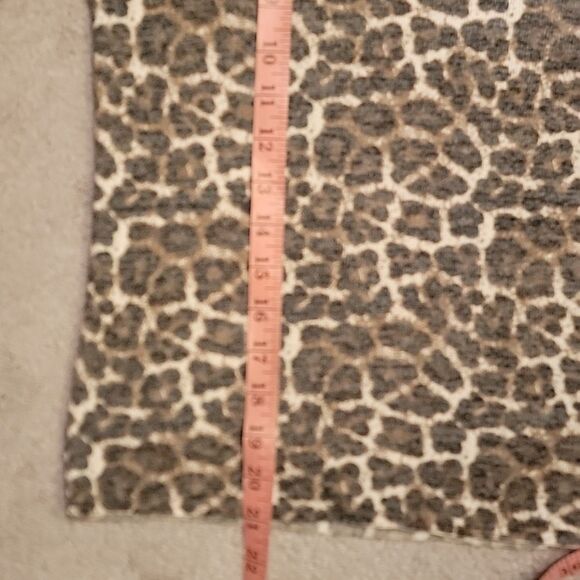 Zara Animal Print Short Sleeve Top Sz S - Picture 6 of 7